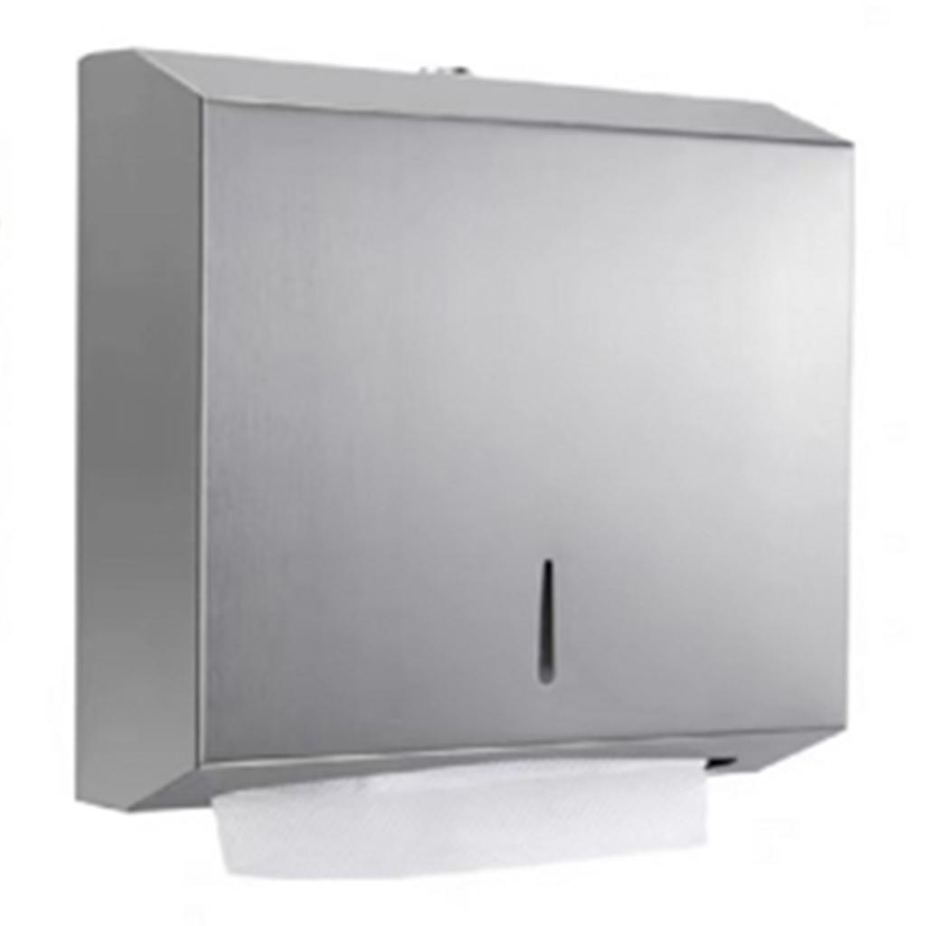 Wall Mounted Paper Towel Dispenser Stainless Steel Toilet Tissue Holder Dispenser Box for Bathroom
