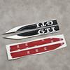 2026 New For VOLKSWAGEN VW 2Pcs Metal Logo GTI Emblem Sticker Car Fender Side Badge For Volkswagen VW GTI MK4 MK5 Polo BORA Golf