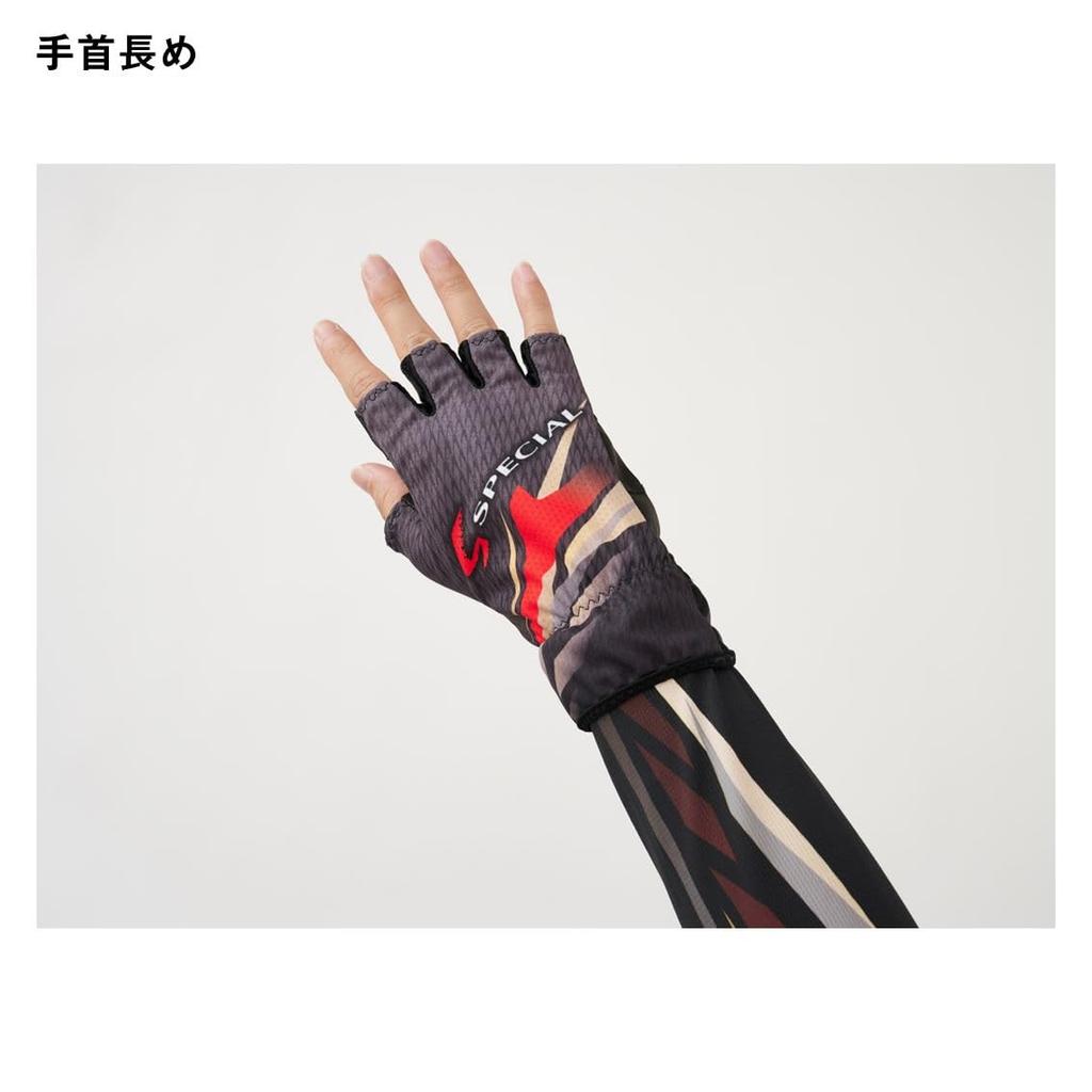 Daiwa Hand Gloves Black L (DAIWA) DG-6225