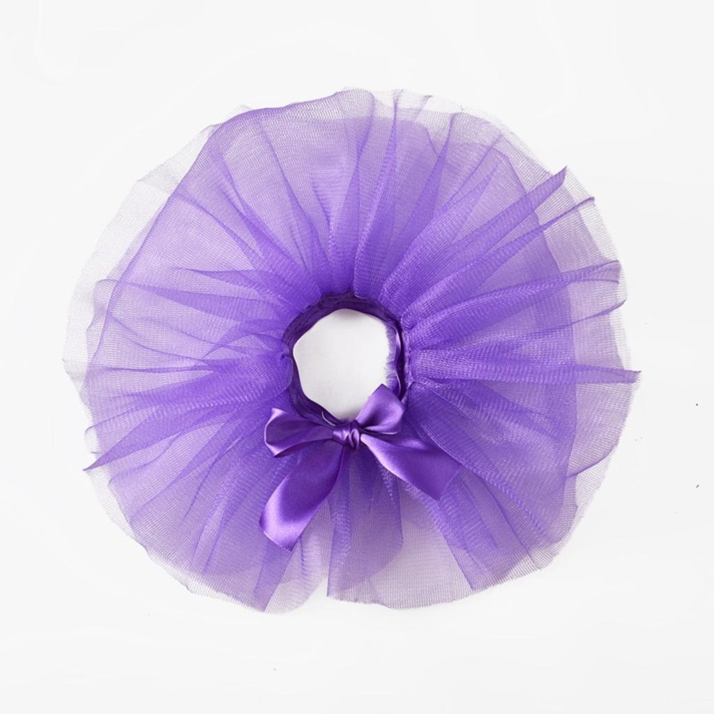 Pet Dog Skirt with Shiny Tulle Back Tie for Holiday Costume Dress Up
