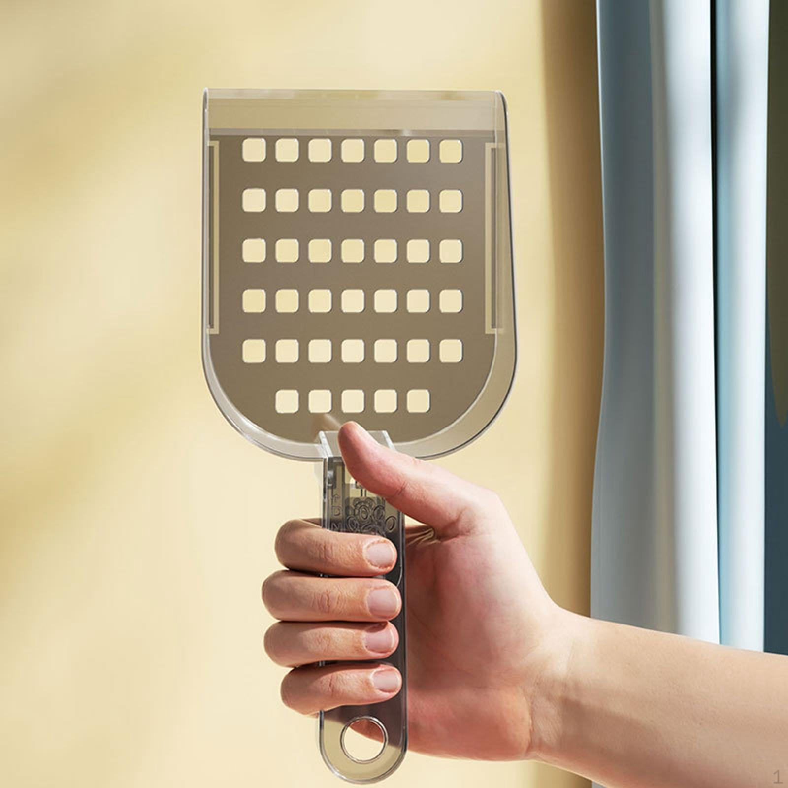 

Совок для кошачьего туалета Легко очищается, быстро просеивается, портативная лопата для песка для щенков котенка серый