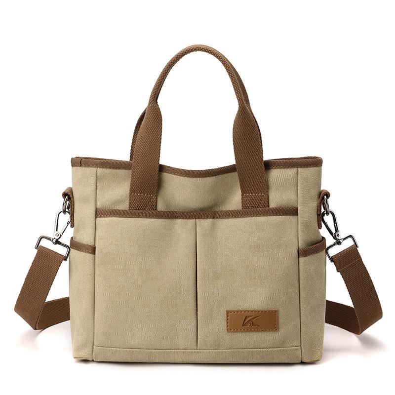 Canvas Tote Bag For Women With Large Capacity And Urban Minimalist Style For Daily Use
