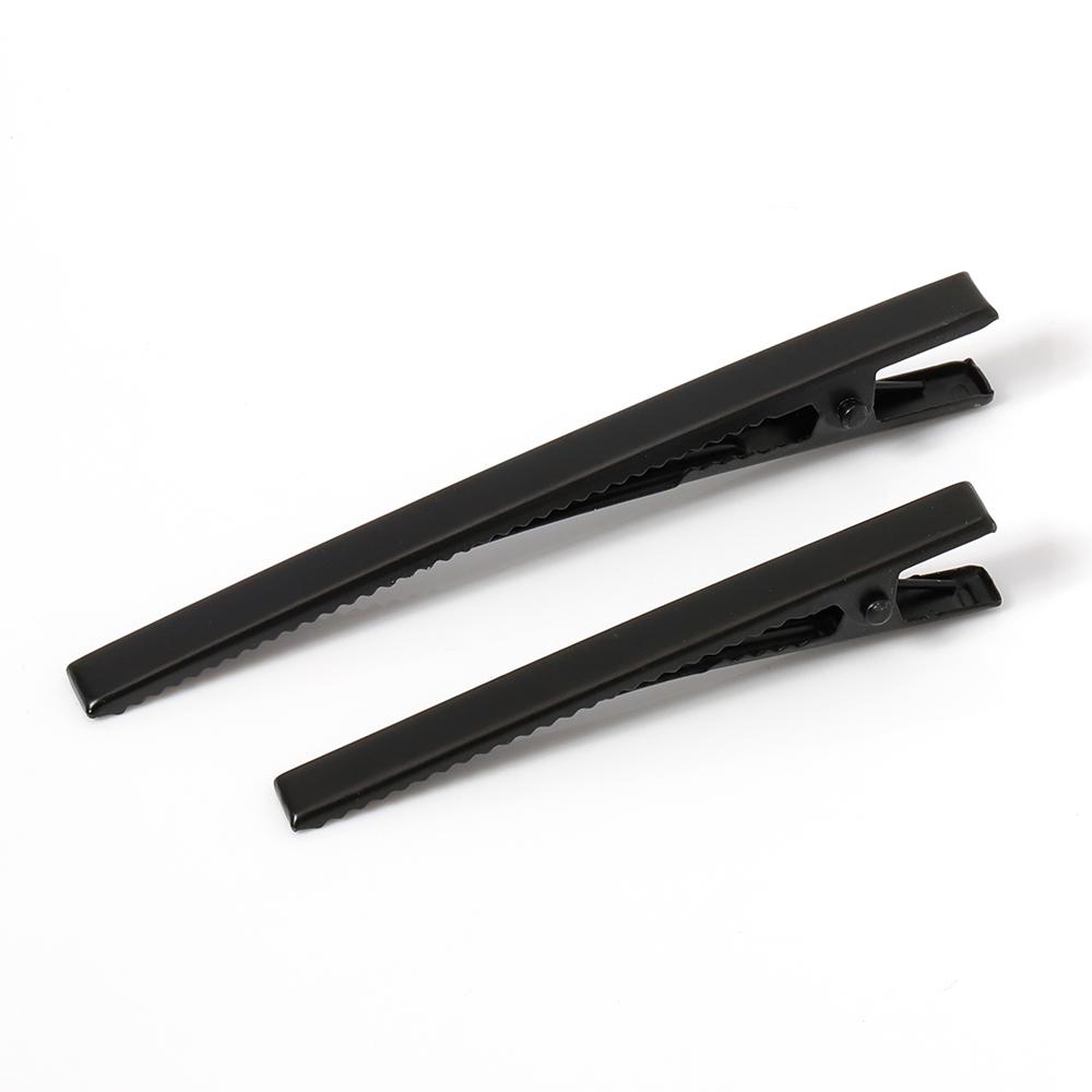 20pcs Black Hairclips Single Prong Alligator Hairpin Blank Setting Hair Clips Black Base Accessories for Jewelry Making DIY