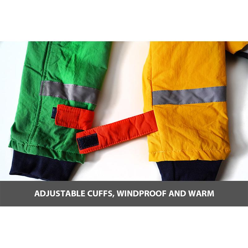 Zimní dětská lyžařská kombinéza Větruodolná Vodotěsná zateplená bunda Dívčí Chlapecká sněhová bunda Outdoor