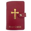 40 Slots Prayer Card Holder PU Leather Mini Saints Cards Wallet Unisex Card Collection Case  Travel