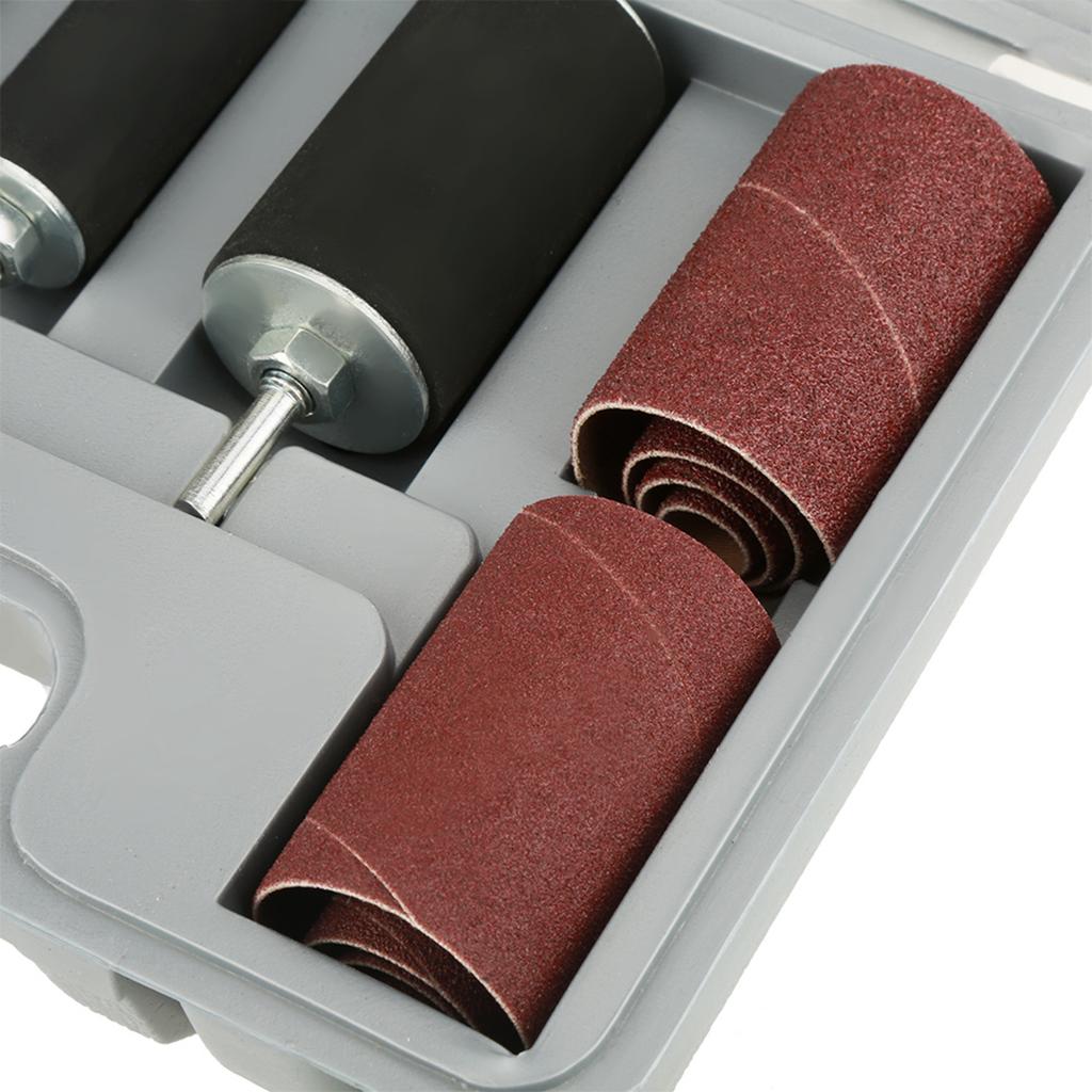 Mandrel Included Sanding Band Set Spiral Slit Abrasive Sanding Sleeves  Woodworking