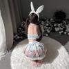 Sex lingerie sexy pure desire split two-dimensional Lolita print maid maid rabbit uniform set
