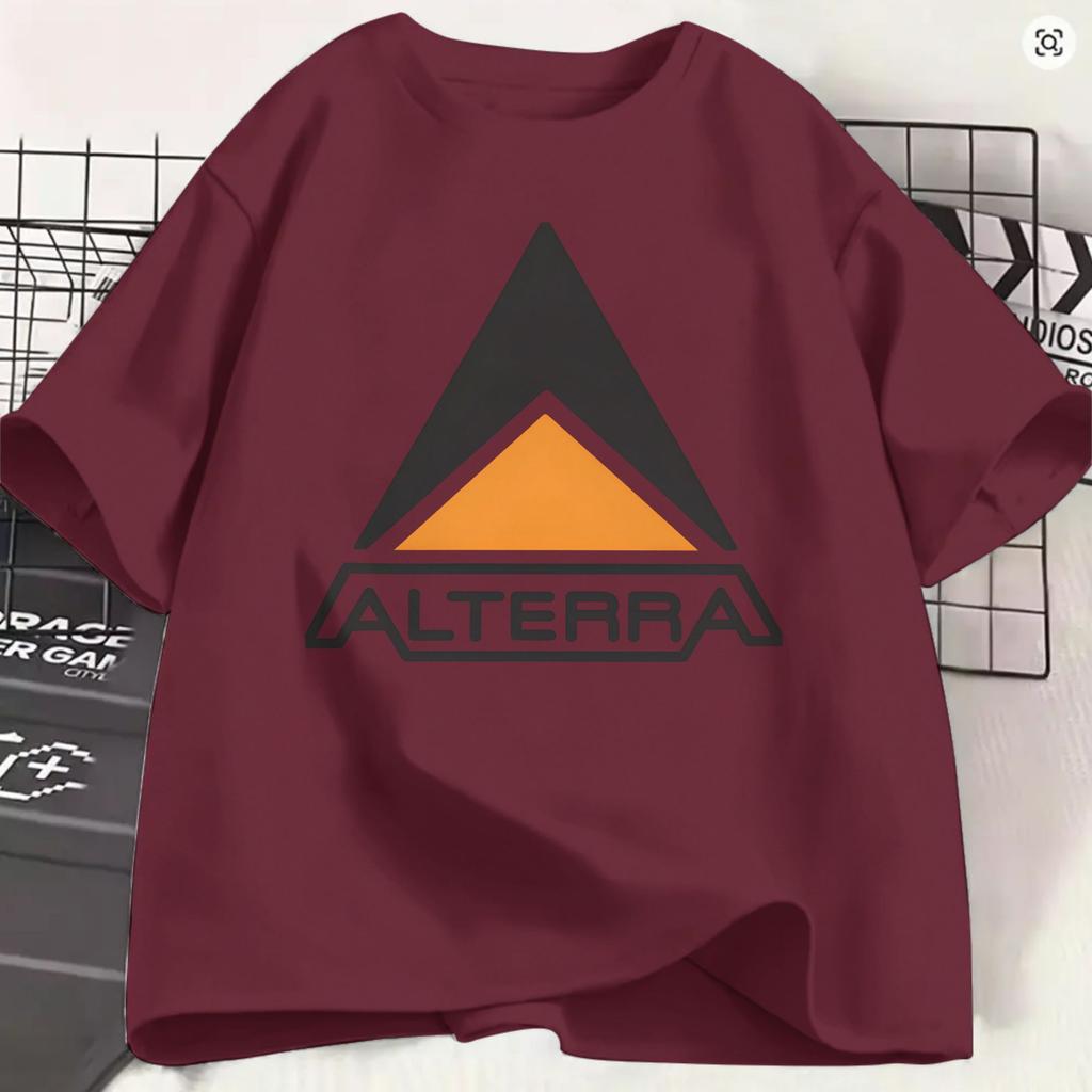 Unisex Subnautica 2 T Shirt Alterra 100 Cotton Clothing Amazing Short Sleeve O Neck Tees Gift Idea Tshirt