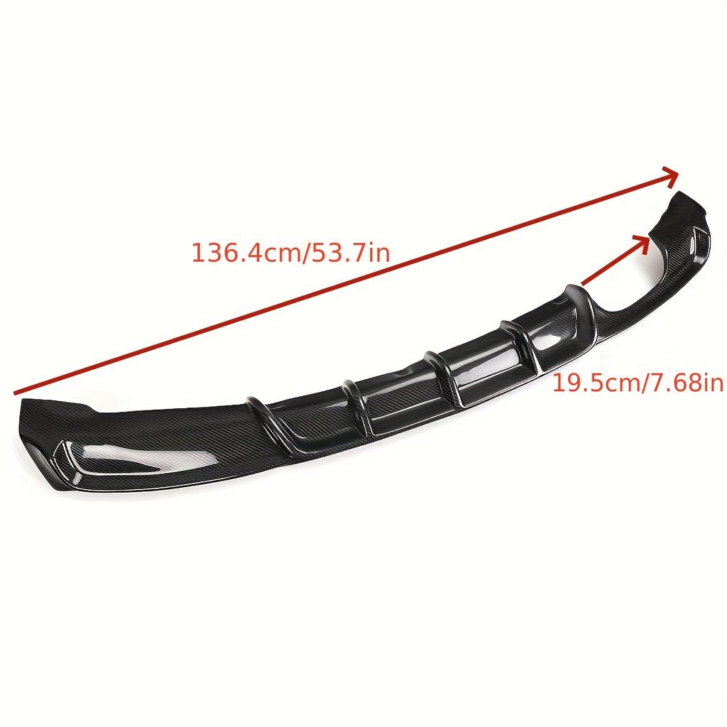 For BMW 3 Series F30 F31 M Sport 2012-2018 Car Style Rear Diffuser Bumper Lip Spoiler Splitter Exterior Body Kit Parts