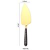 Stainless Steel Cake & Cheese Knife Set with Ceramic Handle - Includes Spatula, Pizza, and Pastry Knives in Gift Box