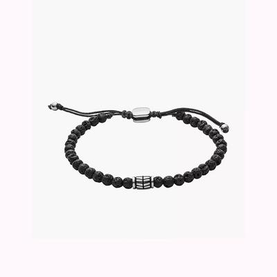 Men's Black Semi Precious Bracelet Jf02887040 Black