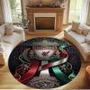 Liverpool Football Club Print Round Rug, Washable Floor Carpet, For Entryway Dorm Laundry Room Office Study, Home Decor Birthday Christmas Gift