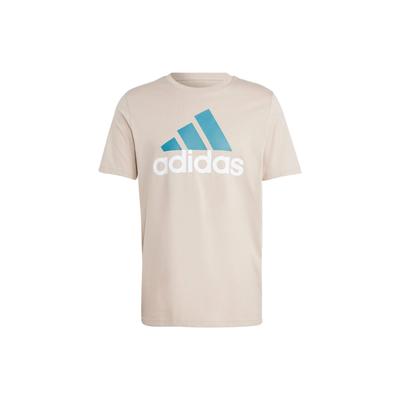 Essential T Shirts Men's Beige Crew Neck Moderate Straight Fit IJ8575