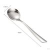 Stainless Steel Dinner Spoons Round Spoon Home Kitchen Restaurant Cafe Soup 11/ 12/ 15/ 18cm