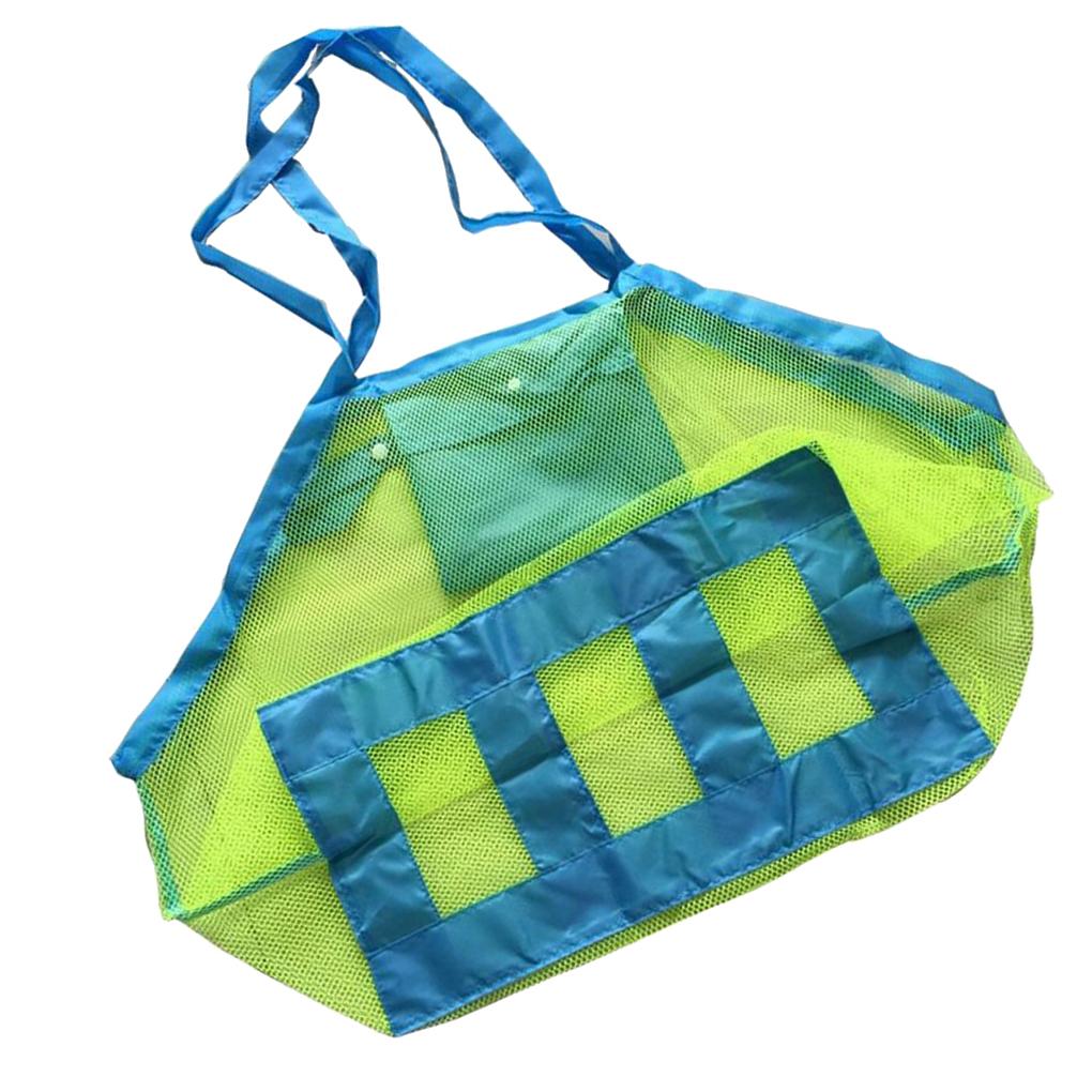 Kids Beach Toys Collection Bag Mesh Sandboxes Children Storage Shell Net Bags