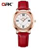 OPK Brand Waterproof Three-Pin Real Nail Scale Ladies Quartz Watch 8611