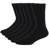 Men's Rhombus Black Business Mid Tube Socks Anti Odor Sweat Absorbing Comfortable Breathable All Season Casual Socks