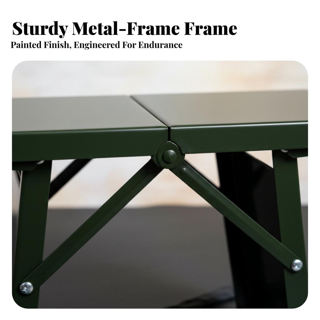 Miniature Foldable Stool Small Design Folding Seat Lightweight Sturdy For Commuters Ventilation Port Mobileers