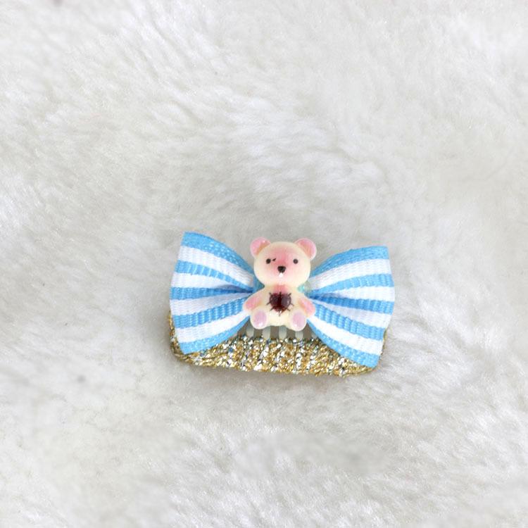 Yorkshire Terrier & Maltese Bow Hair Clip, Ideal for Dogs & Cats.