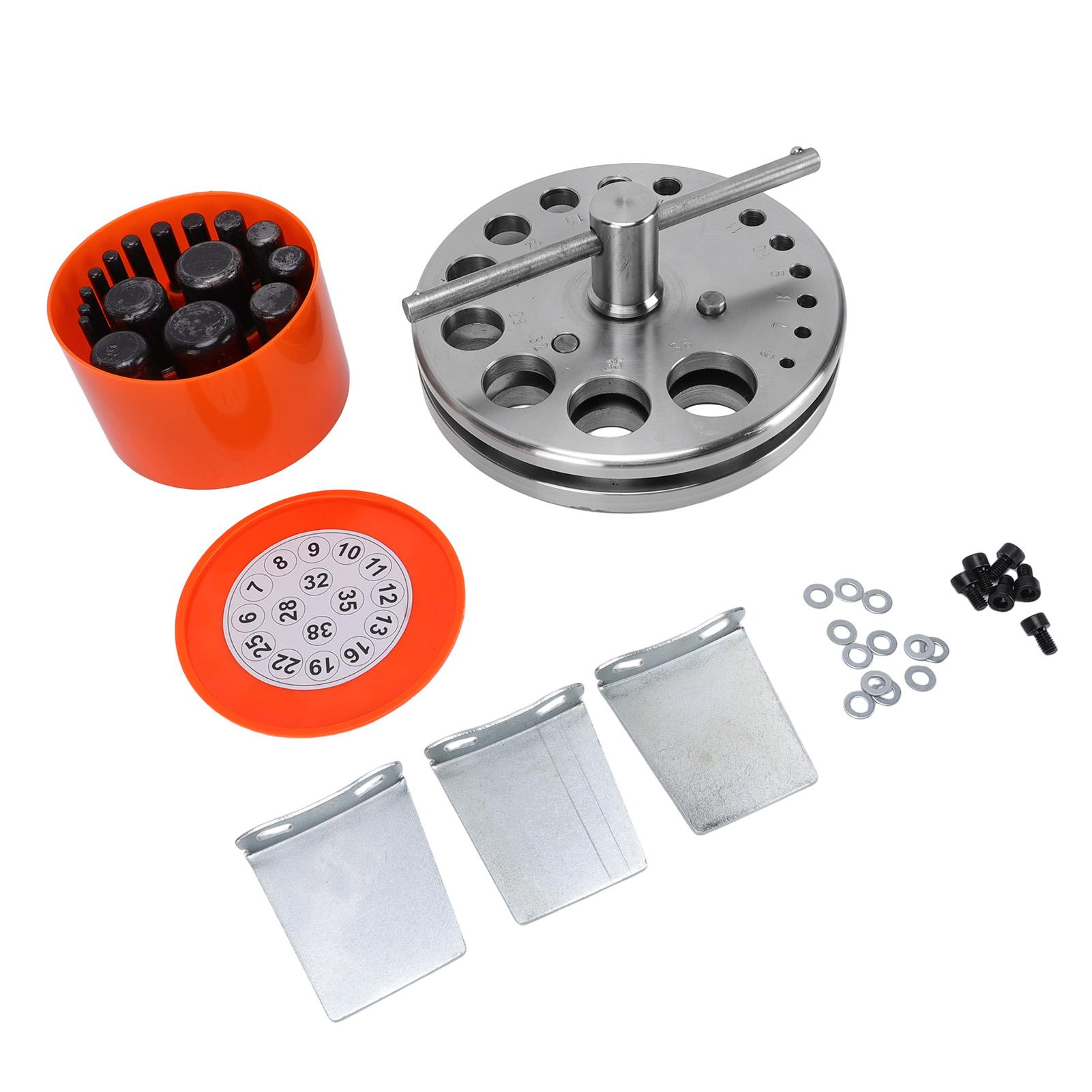 Marine Punch Assembly IMPA613056 Gasket Punching Machine Rond Gat Schijf Fabricage 6 38mm Maat gray