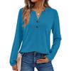 Camicie da donna a maniche lunghe a tinta unita Eleganti top casual Camicie alla moda Top