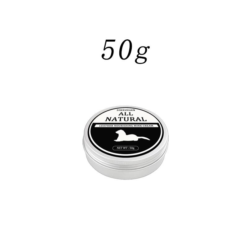 

Leather Cleaning Cream 50g/100g Natural Mink Oil Car Seat Sofa Restorer Auto Interior Polish Maintenance Care Cleaning Products 50g