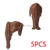 MOC City Small Particles Building Blocks Boys Girls Figures Accessories Curly Hair Beard Set Mini Bricks Toys Gifts For Kids G01