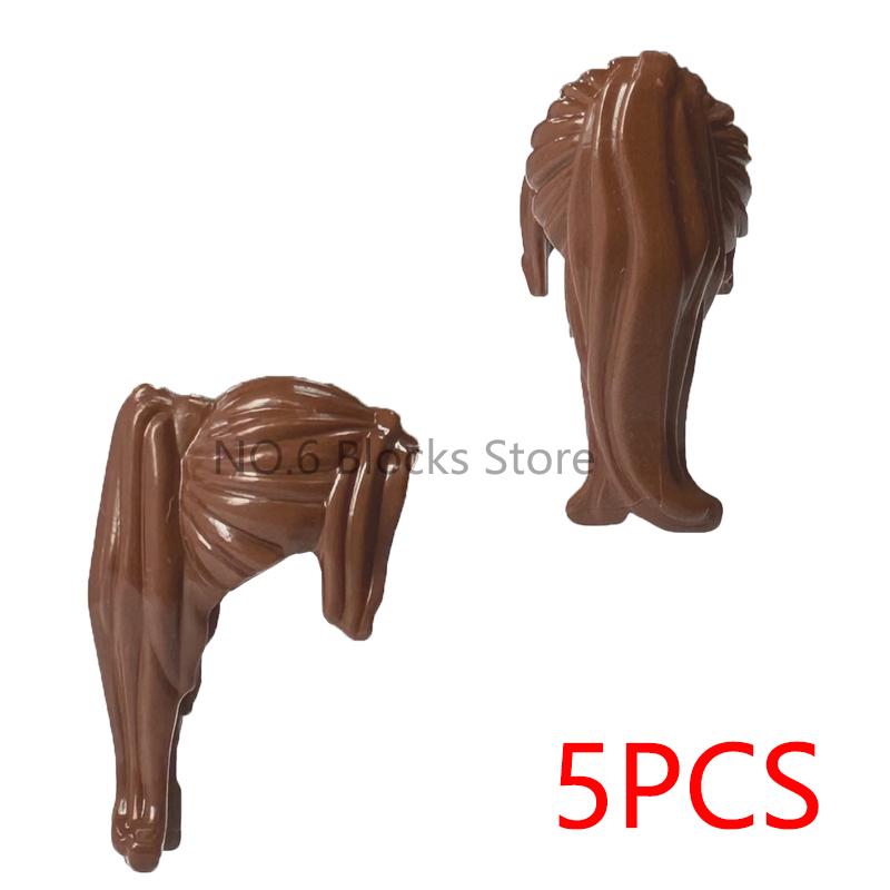 MOC City Small Particles Building Blocks Boys Girls Figures Accessories Curly Hair Beard Set Mini Bricks Toys Gifts For Kids G01