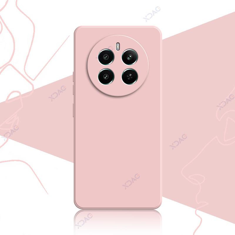 

Чехол для мобильного телефона Realme 12 13 4G 12Plus Plus 5G 6,67 дюйма, мягкий, роскошный, квадратный, жидкий, силиконовый чехол Realme12, конфетные сумки Realme 12 Plus 5G розовый