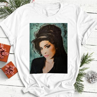 New Amy Winehouse TShirt Short Sleeve Gift Family S234XL Shirt Unisex T-Shirt