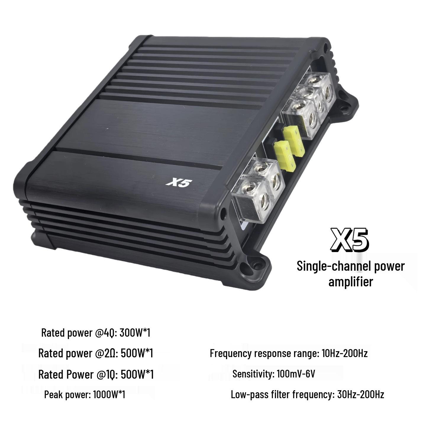 

Цифровой одноканальный автомобильный усилитель класса D для сабвуферов Suitable for car audio upgrade and modification