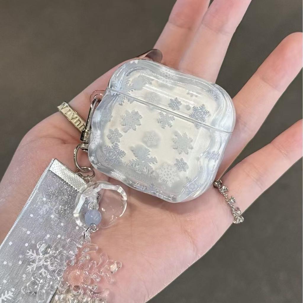 Fairy Series White Snowflake for AirPods1 Protective Case Apple 1/1 Generation AirPods Pro1 Earphones