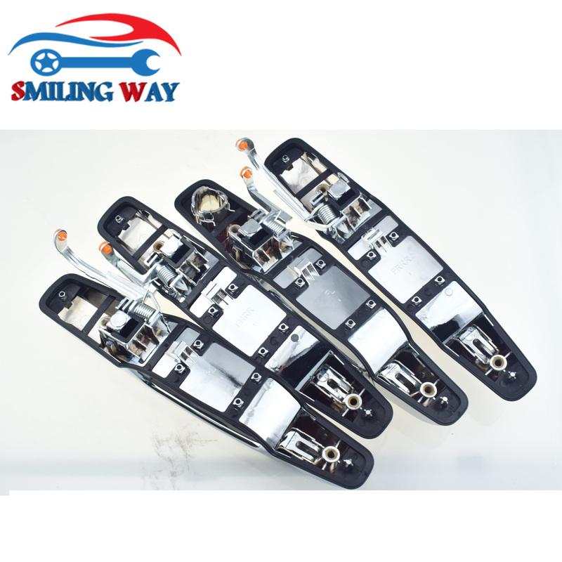1/2/4 Pc Outside Door Handle Front Rear Left Right For Cadillac GMC Chevrolet Escalade Avalanche Silverado Suburban Sierra Tahoe
