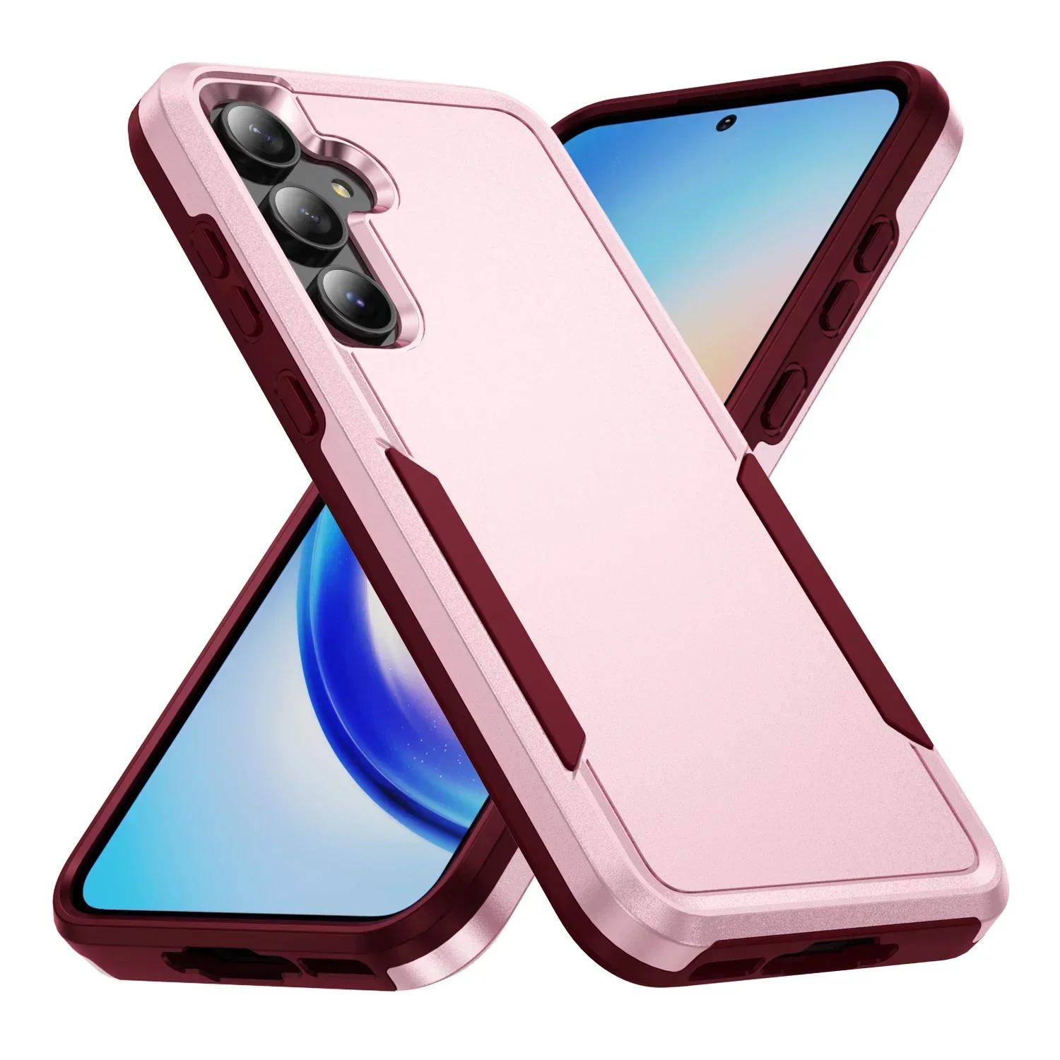 

Надміцний чохол-бокс Heavy Otter Duty Armor для Samsung Galaxy A56 A36 A16 A06 A55 A35 A25 A15 A54 Galaxy S25 S24 S23 S22 S21 FE Plus Ultra Galaxy S25 S24 рожевий