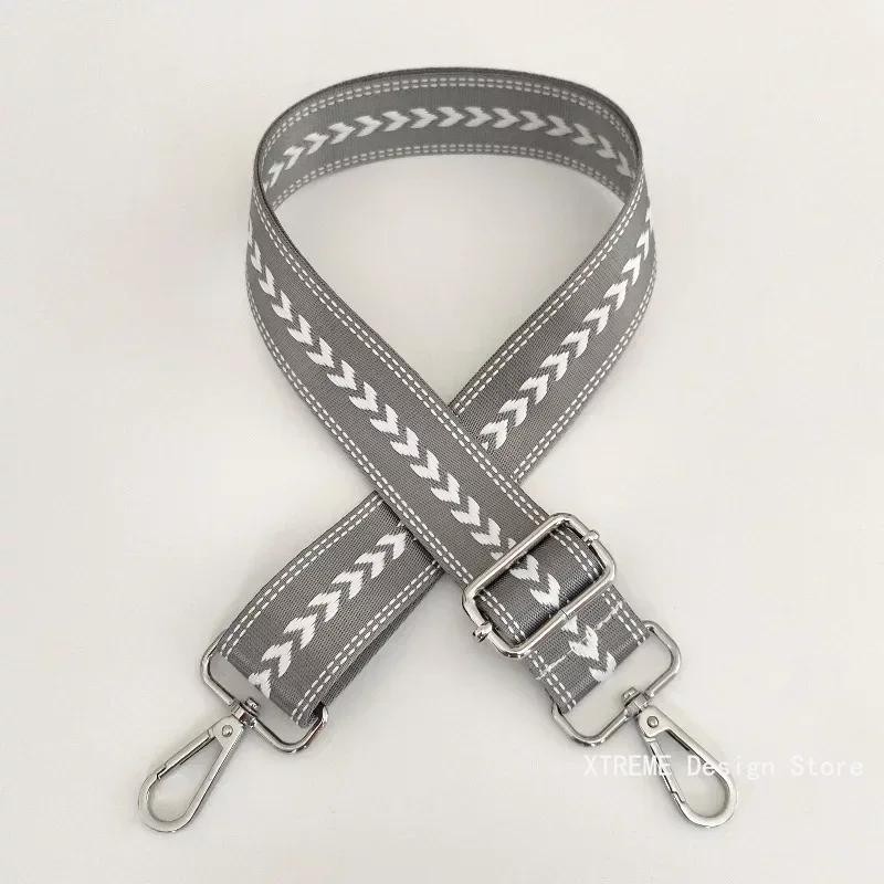 New Color Nylon Wide 3.8cm Shoulder Bag Strap Adjustable Straps for Crossbody Messenger Shoulder Bag Accessories Handbag Straps