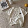 Kids Summer Lightweight Cotton Short Sleeve T-Shirt Breathable Striped Top for Boys and Girls