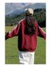 Women's Retro Striped Color Block Pullover Sweatshirt with Letter Embroidery - Casual College Style