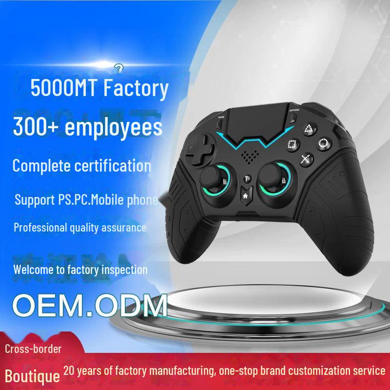 Silicone Grip RGB Six-Axis Somatosensory Touch Controller for PS4 & Mobile