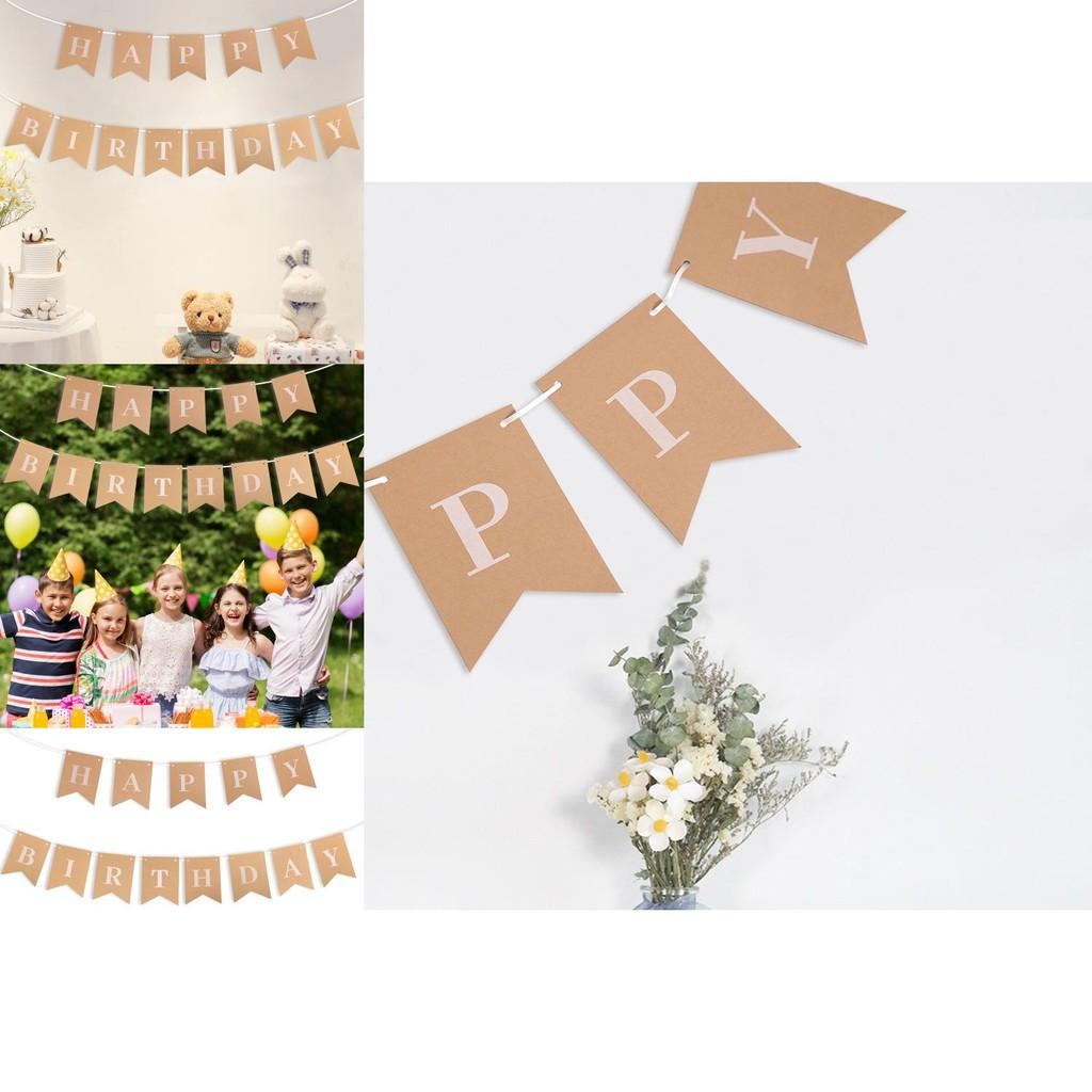 Vibrant Paper Birthday Letter Banners Happy Birthday For Fun Children's Party Decorations