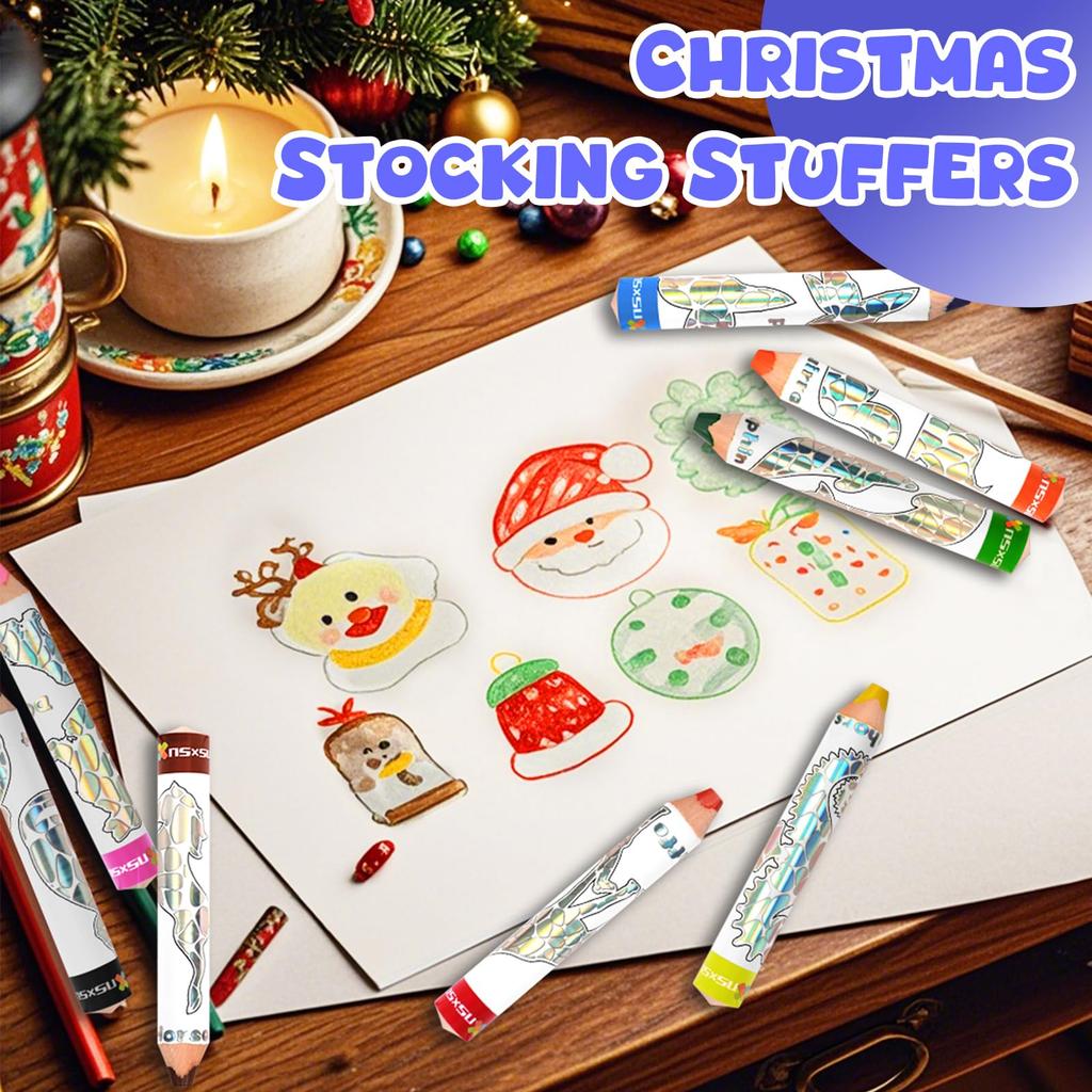 nsxsu Wooden 3 in 1 Jumbo Crayons for Toddlers Kids Thick Washable Bath Crayons Water Soluble Thick Colored Pencils Thick Triangle Colored Pencils