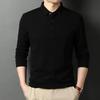 Spring Summer Men's New Polo Shirt Business Sweatshirts Casual Polo Shirts Mens Long Sleeve Office Worksuits Collar Tees Tops Shirts Men
