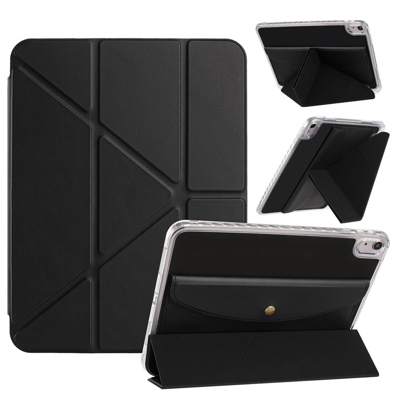 

For Samsung Tab S10FE S9FE Case 10.9inch Solid Wallet Card Shockproof Wake Sleep Stand Funda For Galaxy Tab S9 11 Cover Case S10 FE 10.9 inch чёрный