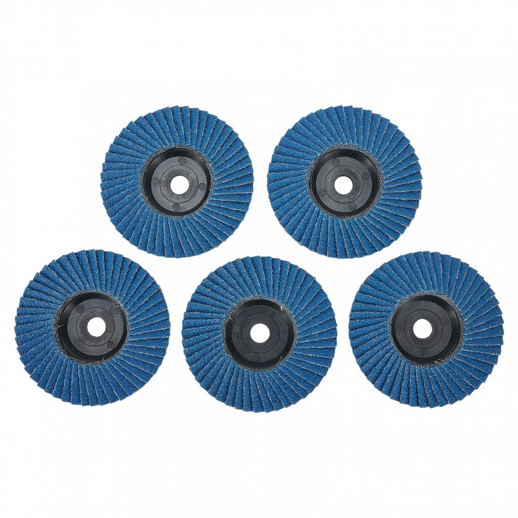 5pcs Grinding Discs Blue For Angle Grinder Wood Cutting
