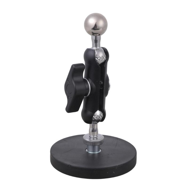 Base de Placa Adaptadora Magnética Universal de 1/4 de Polegada Base de Montagem com Articulação Esférica de 17 mm Para Tripé de Câmera Suporte de Telefone Equipamento de Fitness