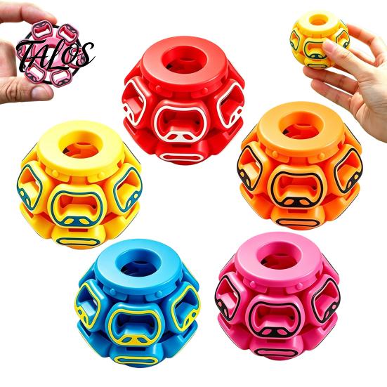 Students Stress Balls 3D Printed Mini Bouncing Ball, Relief Rebound Ball Fidget Toy, Anxiety Reduction Sensory for Home Office Travel Toy