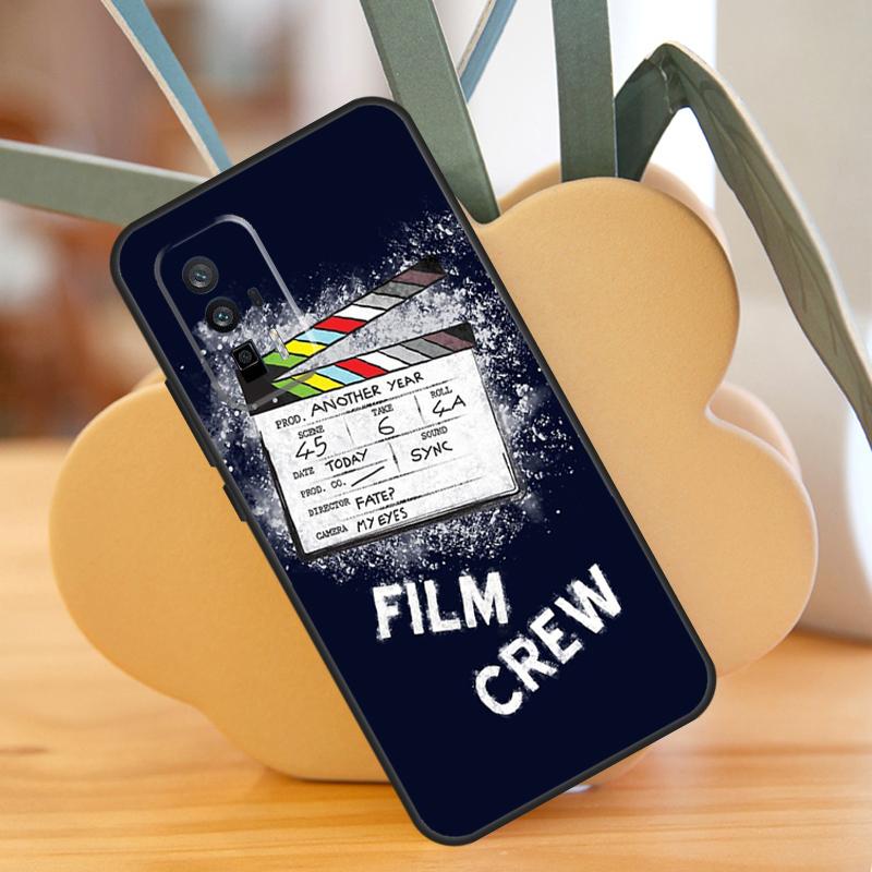 

Film Clapperboard Case For Xiaomi 14 13 Ultra 11T 12T 13T Pro 12 Lite POCO F6 F5 X6 M6 Pro X5 X3 F3 M5s Cover Xiaomi 12T (12T Pro)