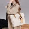 Textured Large Capacity Bag Female Genuine Leather 2SHOUKENPIJU-89269024 New Fashion Casual Shoulder Large Bag Ladies Handbag Tote Bag