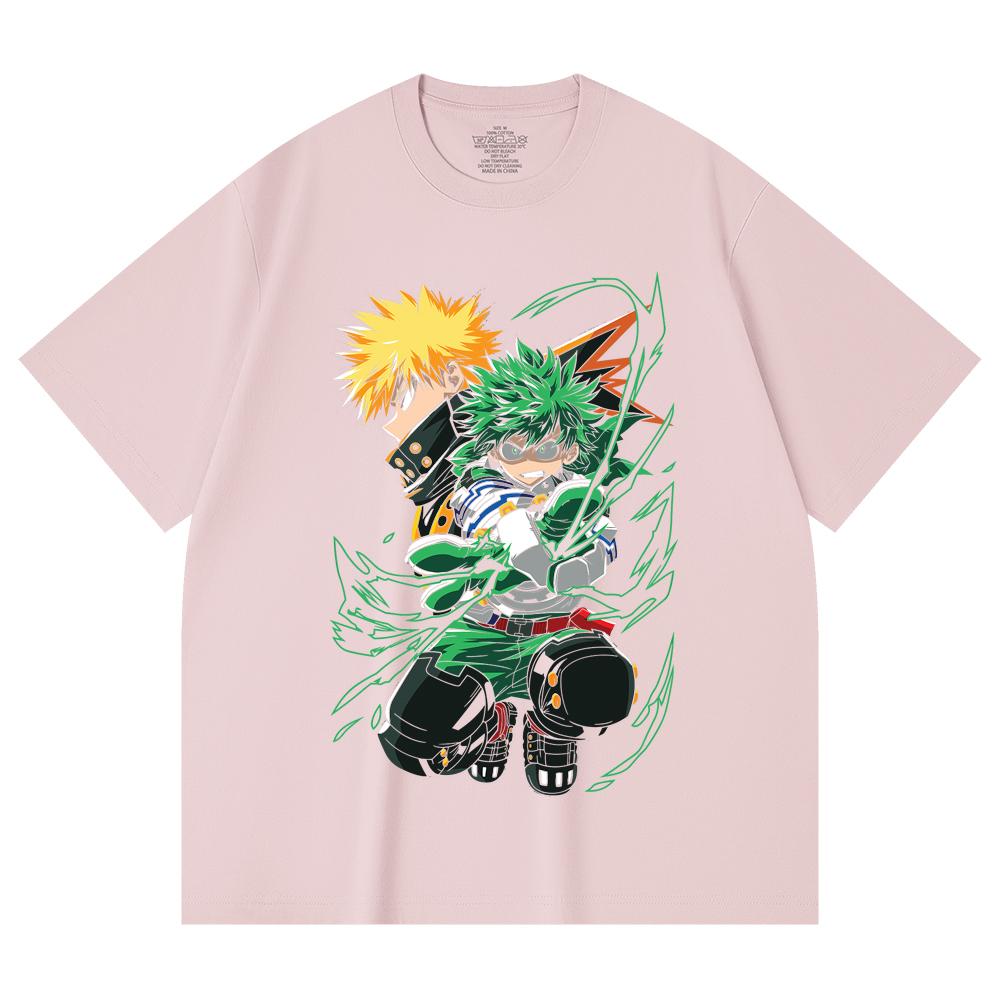 230 Gsm 100% Cotton My Hero Academia V21 Print Unisex Heavy Cotton T Shirt