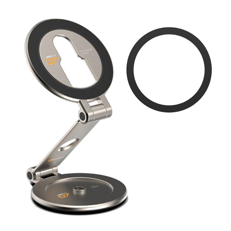 

Magnetic Phone Holder Foldable Photography Mobile Phone Stand for 16 15 14 13 Selfie Stand with Cold Shoe Mount 1