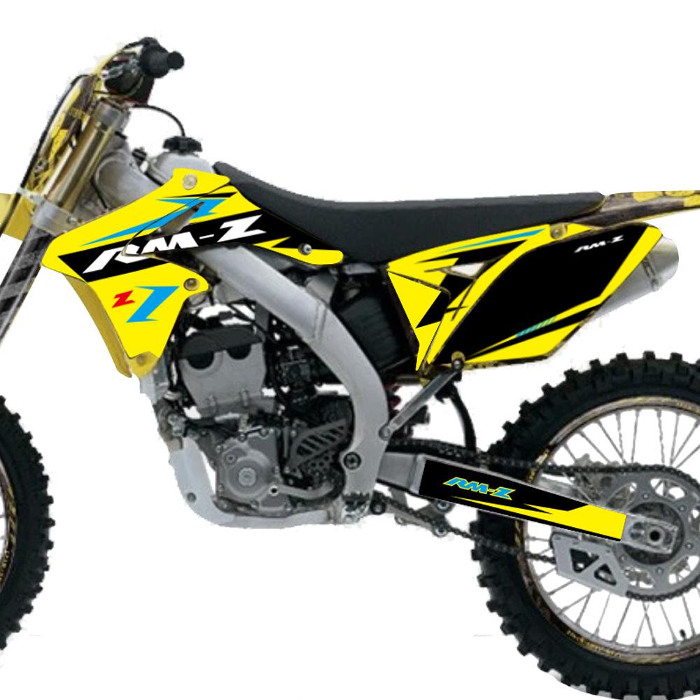 Full Set Decals for Suzuki RMZ250 2010-2014 Off-road Motorcycle